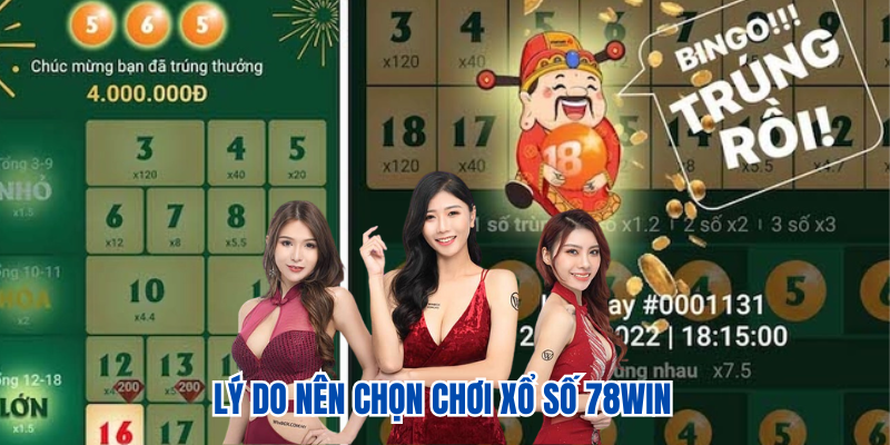 Xổ Số 78WIN 4 Lý do nên chọn chơi xổ số 78WIN